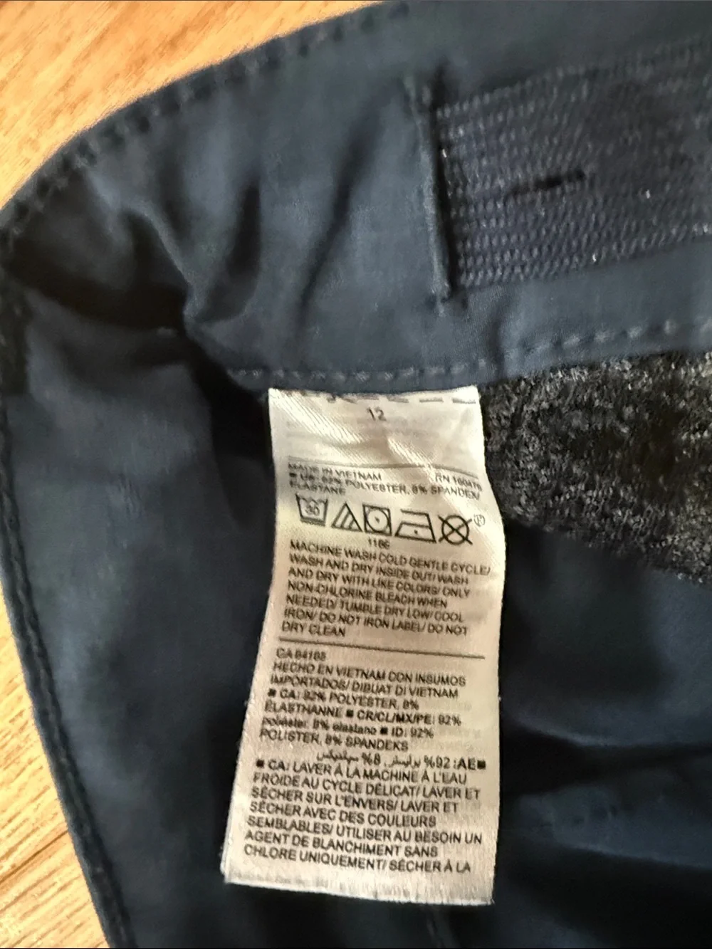 Old Navy Navy Blue Kids Flat-Front Shorts